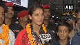 SEE Jaismine Lamboria returns home after World Boxing gold