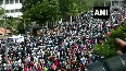 Singing 'Jana Gana Mana' a huge crowd marches during anti-CAA protest in Chennai
