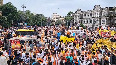Manoj Jarange Patil in Mumbai to protest for Maratha quota