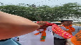 Bhupender Yadav, BJP candidate tying the turban