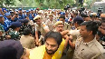 Protesting wrestlers detained by police
