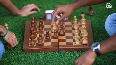 Ashwin meets Gukesh