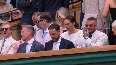 David Backham Southgate at Wimbledon