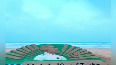 Sand art dedicated to Kohli