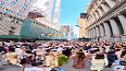 DJ AJ desi wedding the nyc baraat at wall street