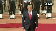 Prez Trump inspects Guard of Honour at Rashtrapati Bhavan