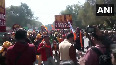 Celebrations outside BJP office