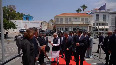 WATCH: Nicosia council member touches PM Modi's feet