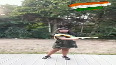 Young Indians celebrate Independence Day in Frankfurt, Germany