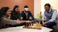 D Gukesh plays chess blindfolded!