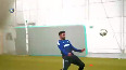 Team India's first training session in England