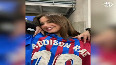 Is she Barca's good luck charm