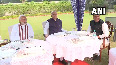 PM Modi visits BJP veteran L K Advani on his 95th birthday