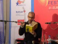 Junot Diaz reading from one of his books