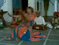 Rajasthan India women dancers during Holi