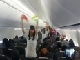 WATCH: Spicejet cabin crew's CONTROVERSIAL mid-air Holi dance