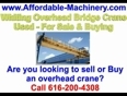 Whiting overhead bridge cranes for sale  buying whiting overhead cranes