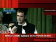 Rahul gandhi speaks on terrorist attack