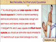 Premature Ejaculation Treatment, Best Natural Remedies