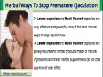 Best Natural And Herbal Ways To Stop Premature Ejaculation