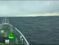 Tsunami climbing  incredible video of ship heading into wave in japan