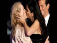 2010 Golden Globes Critics Choice Awards  Meryl Streep   Sandra Bullock kiss