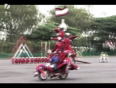 Indian army motorbike display