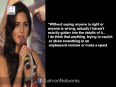 Katrina Speaks Up On The Deepika Controversy