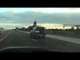 Cheap stunt on freeway