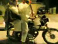 Look what happened when they tried to ride a bike