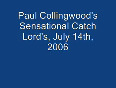 Pual Collingwoods Sensational Catch