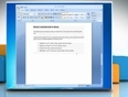 Microsoft  Word 2007: How to  a page document on Windows  7  