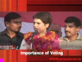Priyanka gandhi vadra says voting is importance
