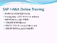 SAP HANA Online Training in PUNE ,MUMBAI,HYDERBAD,USA&UK