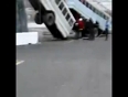Car crashes into bus video