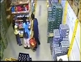 Girl thief in shopping mall video