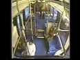 Lady falls in bus video