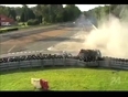 Huge rally car crash accident video