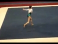 Girl gymnast breaks foot video