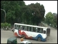 Live bus crash video