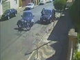 Horrifying bike accident with car video