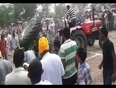 Unexpected tractor accident video