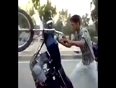 Unseen bike stunt video