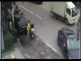 Car driver hits pedestrians video