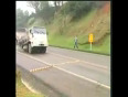 Truck breaks in middle video