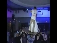 Wedding couple fall in party video