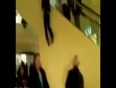 Accident on mall escalator video