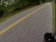 Girl gets stuck on bike tyre video