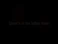 Ghost in ladies room video