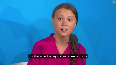 Greta Thunberg gives a passionate speech about climate change